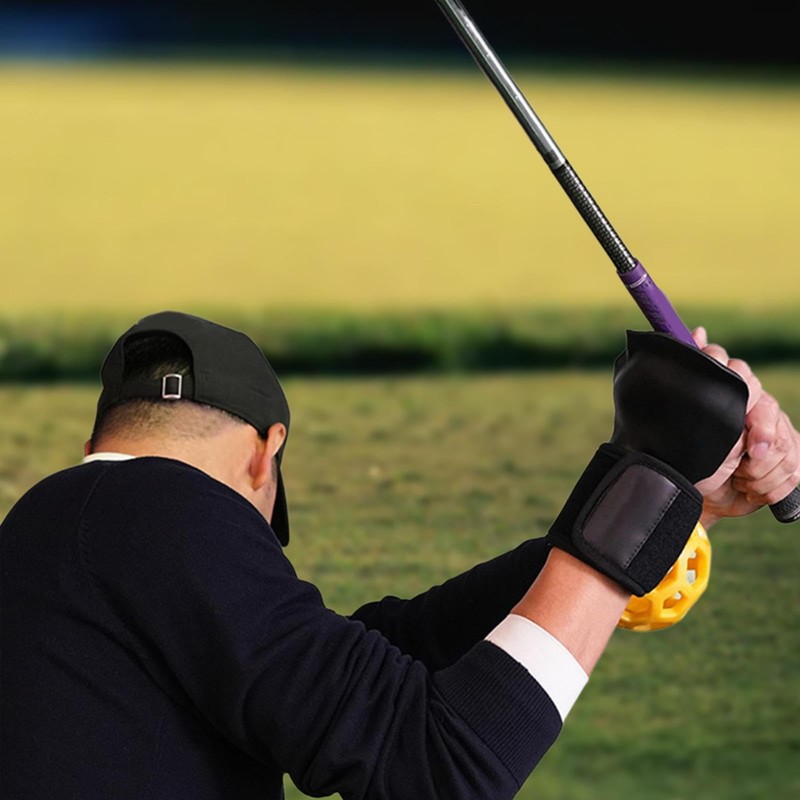 Oshhni Golf Swing Trainer, Golf Trainer Ball Wrist Band, Golf