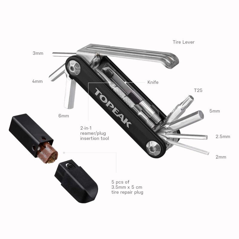 Topeak Multi-outils de selle 11'