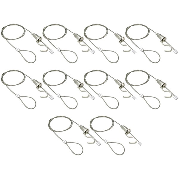 Hoypeyfiy 10pcs Picture Hanging Wire Kit, 2m × Φ1.5mm Stainless
