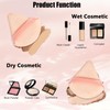 Oslynia 16 Pcs Triangle Powder Puff, Reusable & Washable Makeup