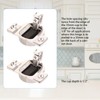 Lyreh 8pcs Cabinet Hinges for Blum, Silver Stainless Steel 1/2