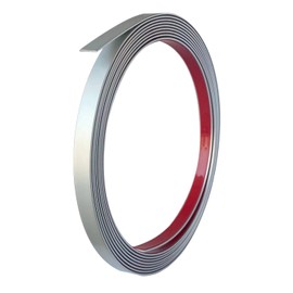 NICETICKE Flexible Molding Trim Wall Trim|Peel and Stick Trim|Ceiling/Wall/Mirror/Door/Wardrobe/Cabinet Edge Moulding,16.4 ft x 0.4 in [Silver] [1]