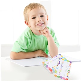 Ciieeo Multifunctional Punch Cards 100 Sheets Paper Punch Cards for Classroom Business