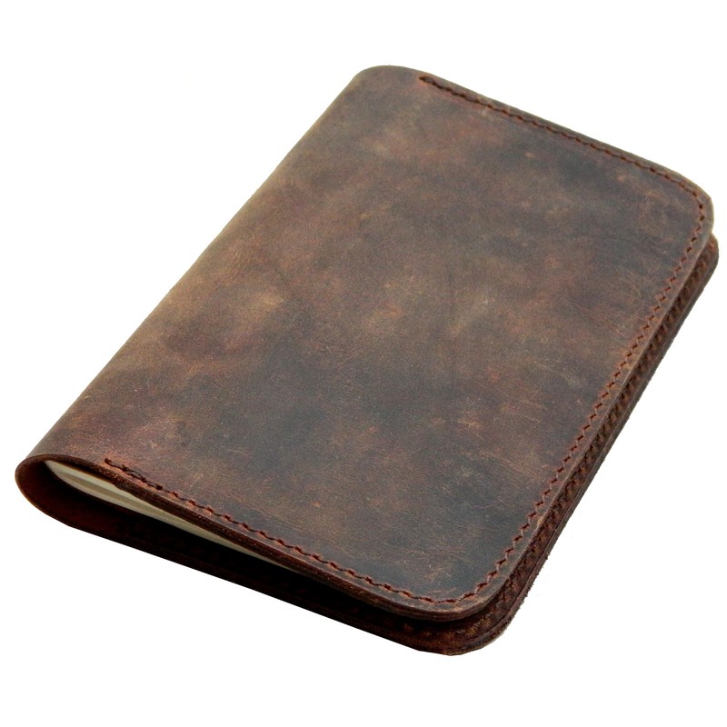 Leather Cover for Field Notes Moleskine Cahier Pocket Journal Handmade