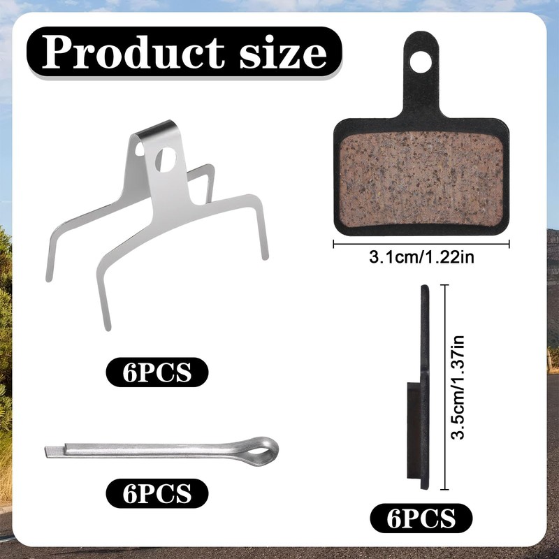LDBKLGHJ Top-Grade Bicycle Brake Pads – Bike Brake Pads -