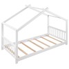 Harper & Bright Designs House Bed for Kids, Wood House