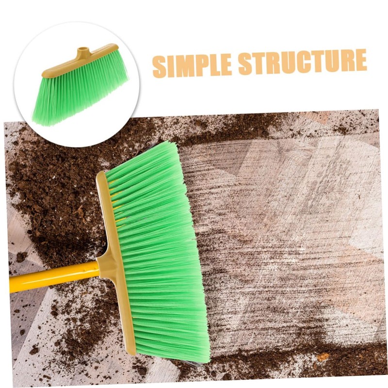 Baluue 2pcs Broom Replacement Angled Cleaning Broom Refills Sweeper for