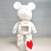yaoyaoplay DIY Building Blocks Set (Red Heart White Bear)