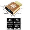 4K UHD HDMI Dummy Plug Headless Ghost Adapter,Virtual Monitor Display