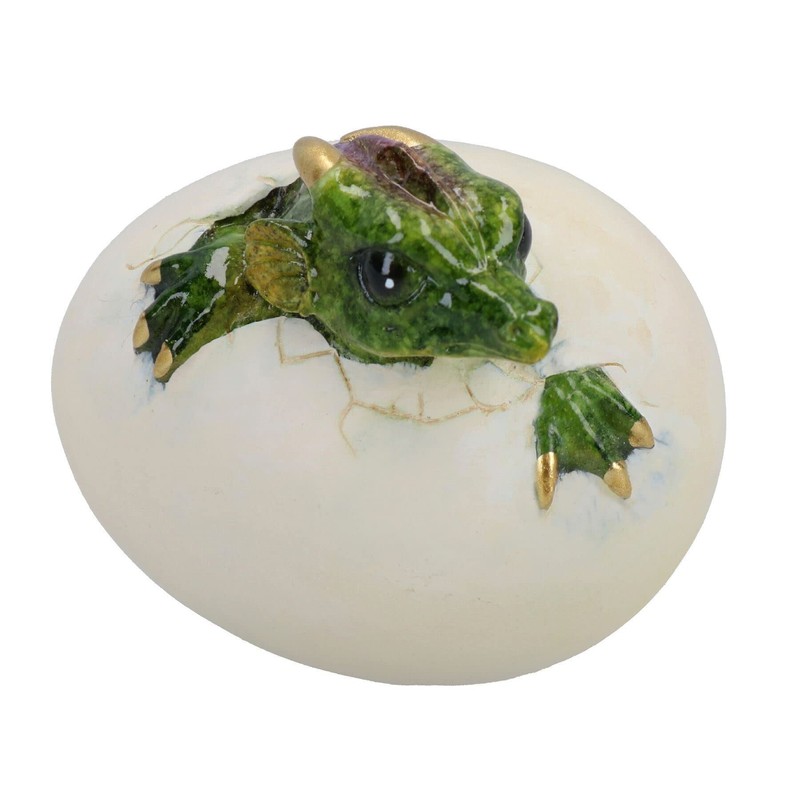 AB Tools Baby Dragon Egg Hatching Resin Fantasy Sculpture Statue