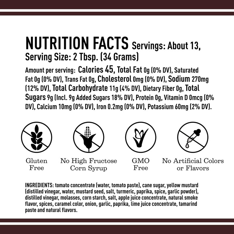Lillie's Q - Hot Smoky BBQ Sauce, Gluten-Free, Non-GMO, No