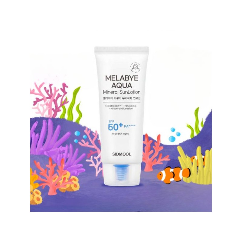 SIDMOOL Melabye Aqua Mineral Sun Lotion 50+ PA++++ 50g