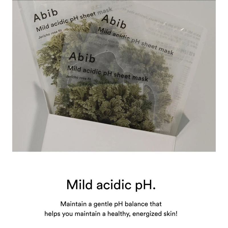 Abib Weak Acid PH Sheet Mask Resurrected Grass Fit 30ml