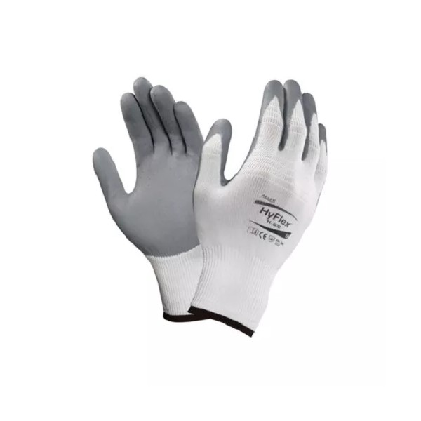 Ansell HyFlex Foam Nitrile Coated Palm Gloves 11 800 Size
