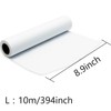 White Drawing Paper Roll - 10 m Art Paper Roll,