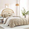 Sedefen Boho Bed Linen 135 x 200 cm Khaki Tufted