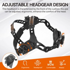 Square Hole Welding Helmet Headgear Head Band，Welding Helmet Accessories ﻿