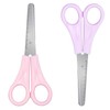 YIKTUNQ Kids Scissors with cm Scale, 2 Pcs 13 cm