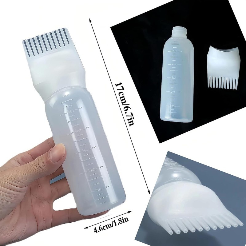 3 Pack Tinte para el Cabello Root Comb Aplicador Botella