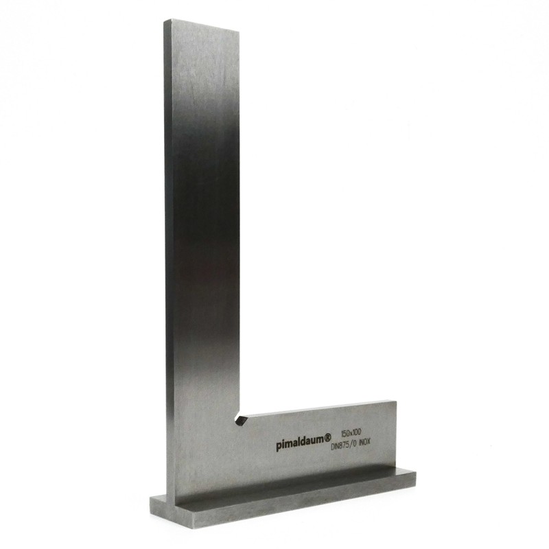 PIMALDAUM® Try Square, 90° Flat Angle with Stop acc. to