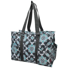 Quatre Vine NGIL Large Zippered Caddy Organizer Tote Bag