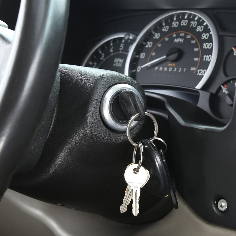 Car Keyhole Cover, Ignition Starter Trim Cover Decoration, Keyhole Trim