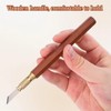 Wooden Handle Precision Craft Knife Set, Utility Exacto Knife Kit
