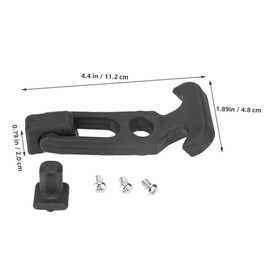 Gatuida 2pcs Elastic Rubber Hasp Latch for Vehicle Engine Hood Shock Absorbing Toolbox Cabinet Lock Prevents