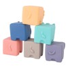12PCS Children Silicone Building Blocks Soft DIY Educational Chewable Animals