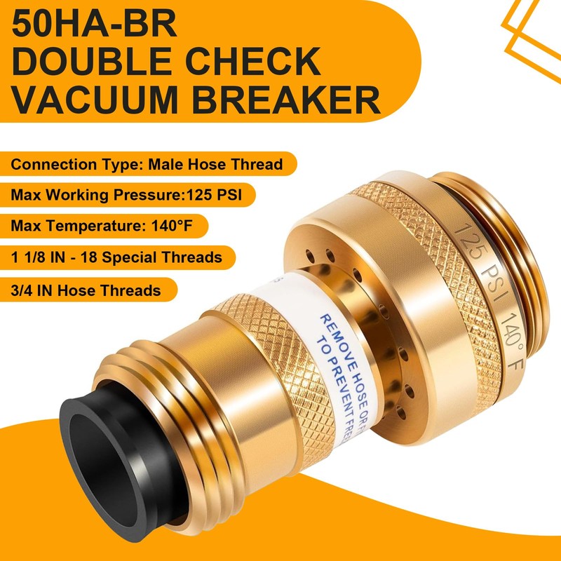 Replace for 50HA-BR Brass Vacuum Breaker Fit for Woodford Models