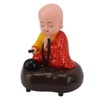 Little Monk Figurine USB Charging 6 Songs Music LED Nodding