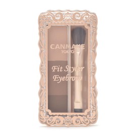 Canmake Fit Styler Eyebrow 01 Natural Brown 0.07 oz (2 g) Eyebrow Natural Eyebrow Exfoliating Eyebrow