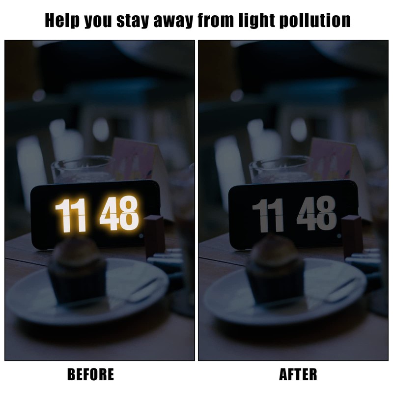 2pcs Light Blocking Stickers, Light Dimming LED Filters for Routers,Clocks