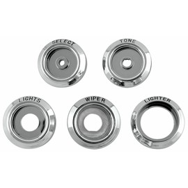 Black Lettering Dash Bezel Set 1967-1968 Pontiac GTO Lemans Tempest Grand Prix