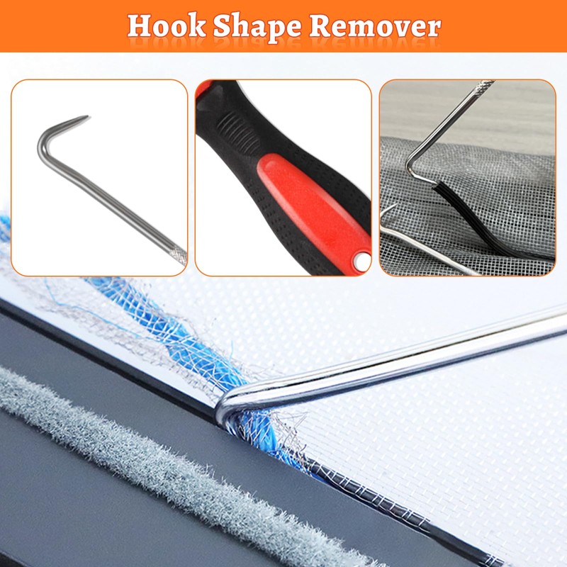 Screen Repair Tool,Window Roller,Spline Installer,9 in 1 Window Installation Tool,Screen