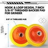 JUSTCUT 4, 5, 7, Inch Backer Pad Hook & Loop/PSA