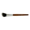 Rouge Brush "Redwood, oblique, high-tech hair, wooden handle textured brown