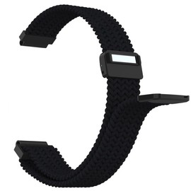 C2D JOY Braided Nylon Strap Compatible with Garmin Forerunner 35/Approach S10 Replacement Watchband Sport Nylon band,Medium(4.3-8.0inch) Black
