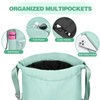 BAVELOE Drawstring Backpack with Wet Pocket Gym Backpack Water-Resistant Cinch