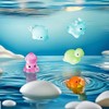 FANIXTIME 20pcs Mini Ocean Animals Glow in The Dark,Mini ResinCuttlefish,