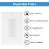 iwillink Brush Wall Plate (2 Pack), Cable Pass Through Plate,