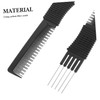Beavorty Ergonomic Design Comb for Women Extra Long Foiling Teasing