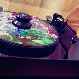 Viborg LP320B Record Weight Turntable Disc Stabilizer 77x41mm Aluminum HiFi Vinyl Clamp 11.3oz LP Phono Record Puck Turntable Level for Vinyl Record Player, Turntables, Phonograph