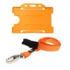 ALG ID Cards® Orange ID Card Badge Holder - Orange