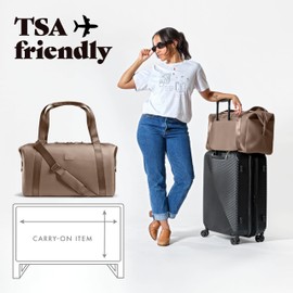 Fit & Fresh Airplane Friendly Carry-On Bag, Taupe