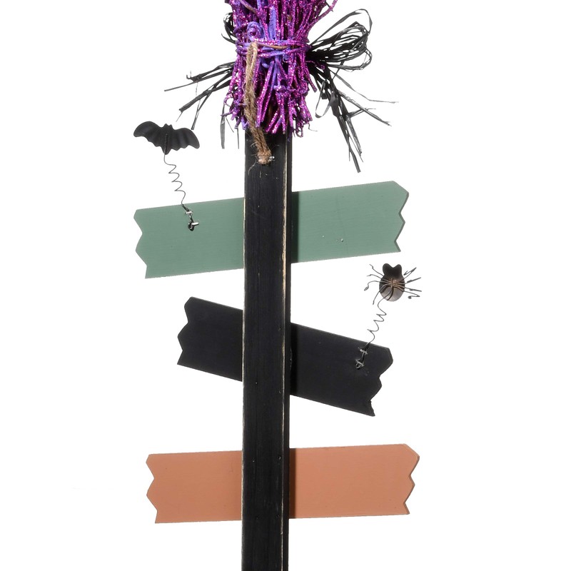 33" Witch’s Broom Garden Stake