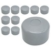 SKIR'CO Pack of 10 Fence Post Caps Round 51 mm