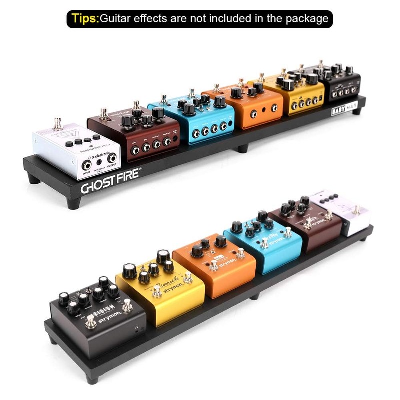 Ghost Fire Guitar Pedal Board Aluminum Alloy 2.16lb Effect Pedalboard