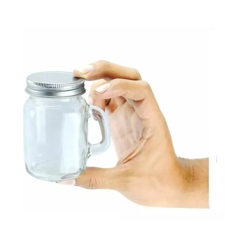 MITORRI 10 Mini Tarro Mason Jars 100 Ml Con Tapa