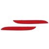 Rear Bumper Corner Reflectors, 1 Pair Left and Right Rear